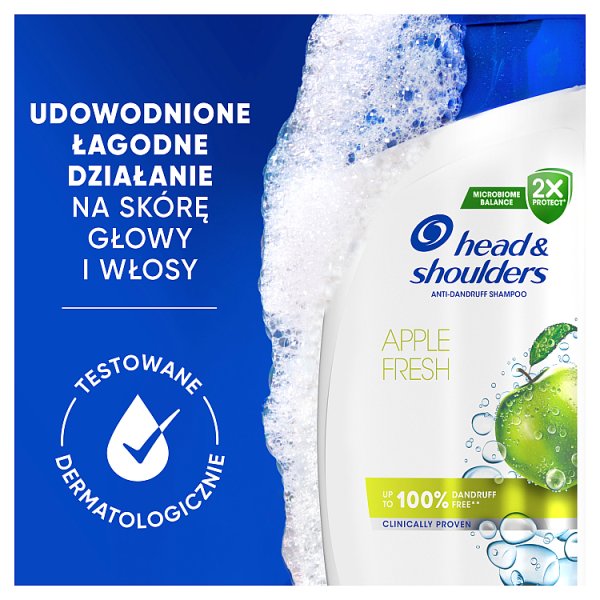 Head &amp; Shoulders Apple Fresh Codzienny Szampon Przeciwłupieżowy 400 ml. Każde Włosy