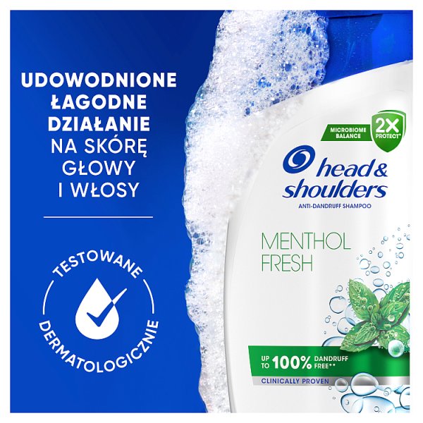 Head &amp; Shoulders Menthol Fresh Codzienny Szampon Przeciwłupieżowy 400 ml. Efekt świeżości