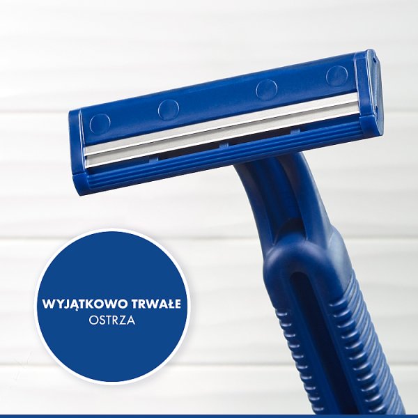 Gillette Blue II Plus Maszynki jednorazowe dla mężczyzn 5 sztuk