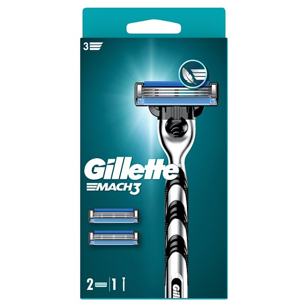 Gillette Mach3 Maszynka do golenia dla mężczyzn, 1 maszynka do golenia Gillette z 3 ostrzami