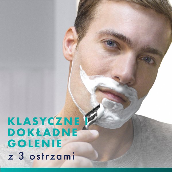 Gillette Mach3 Maszynka do golenia dla mężczyzn, 1 maszynka do golenia Gillette z 3 ostrzami