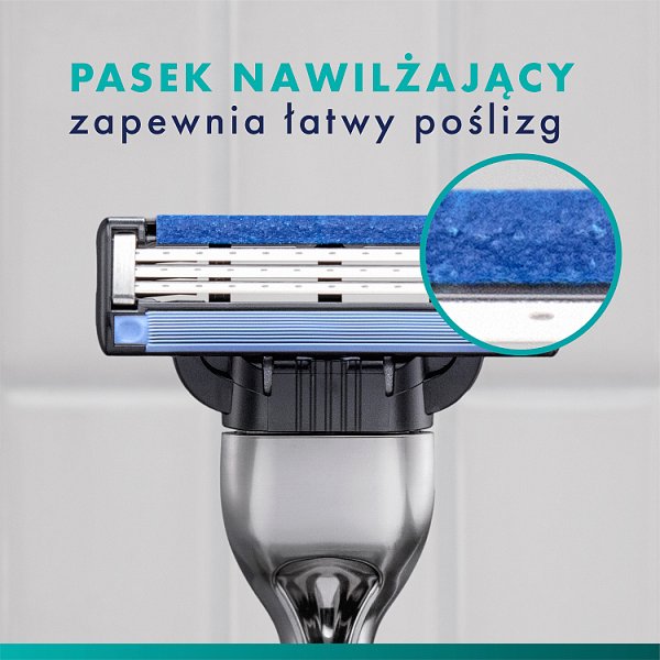 Gillette Mach3 Maszynka do golenia dla mężczyzn, 1 maszynka do golenia Gillette z 3 ostrzami