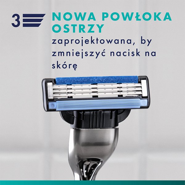 Gillette Mach3 Maszynka do golenia dla mężczyzn, 1 maszynka do golenia Gillette z 3 ostrzami