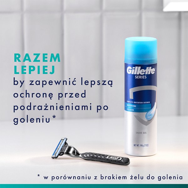Gillette Mach3 Maszynka do golenia dla mężczyzn, 1 maszynka do golenia Gillette z 3 ostrzami