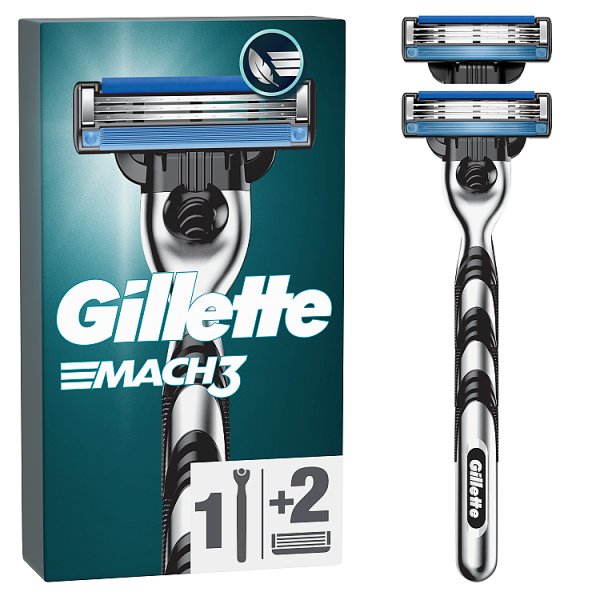 Gillette Mach3 Maszynka do golenia dla mężczyzn, 1 maszynka do golenia Gillette z 3 ostrzami