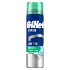 Gillette Series Kojący żel do golenia z aloesem, 200 ml