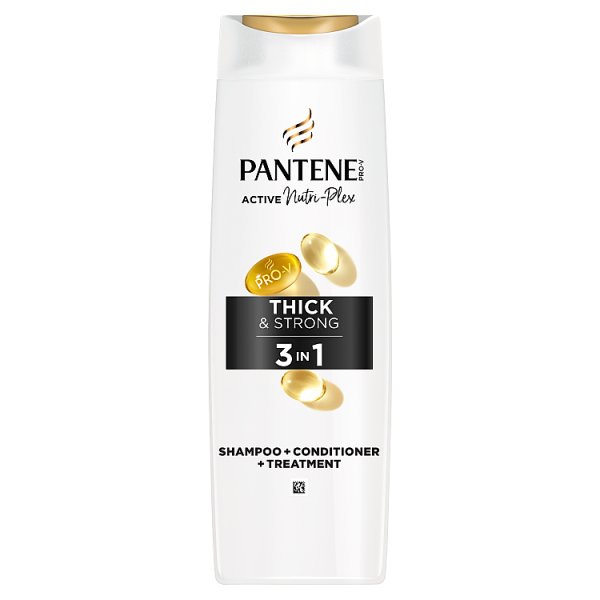 Pantene Pro-V Thick &amp; Strong 3 w 1 Szampon, odżywka i kuracja do włosów cienkich 325 ml