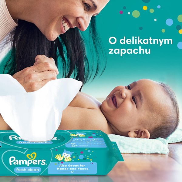 Pampers Fresh Clean Chusteczki nawilżane, 1 opakowanie = 52 szt