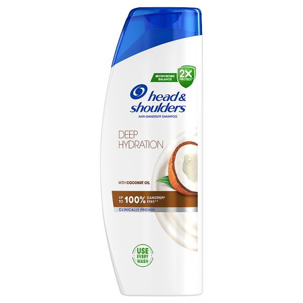Head &amp; Shoulders Deep Hydration Szampon Przeciwłupieżowy 400 ml z Olejem Kokosowym