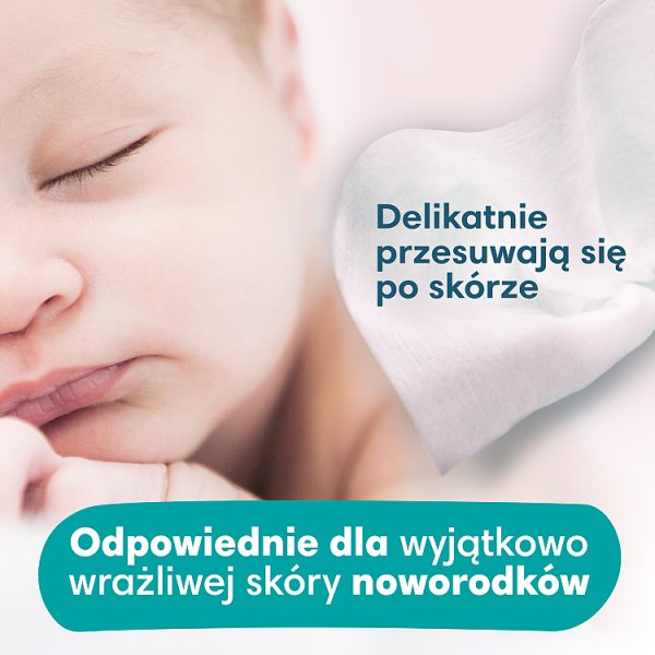 Pampers Sensitive Chusteczki nawilżane dla dzieci, 12 opakowania = 52 chusteczek