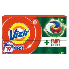 Vizir + Fairy Effect PODS Kapsułki do prania, 19 prań