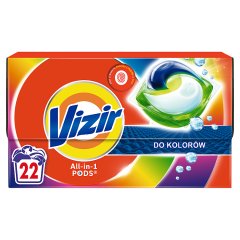 Vizir KAPSUŁKI do kolorowych tkanin Kapsułki do prania, 22 prań