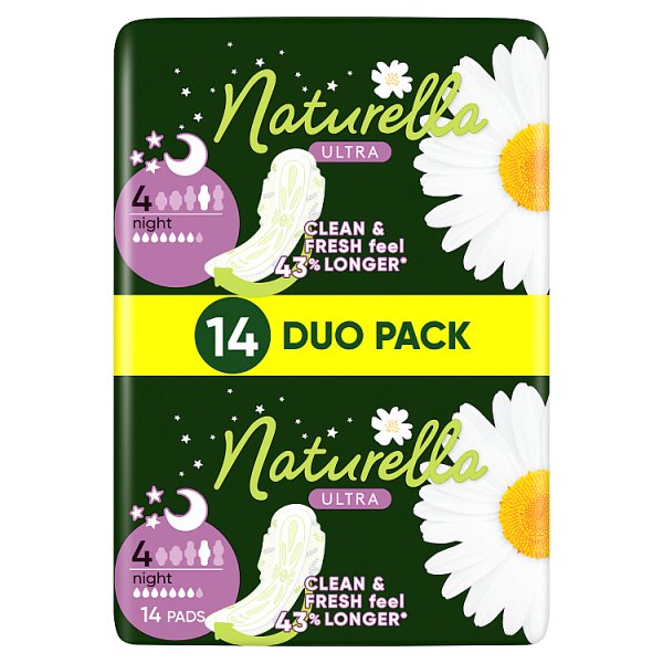 Naturella Ultra Night rozmiar 4 Podpaski ze skrzydełkami, × 14