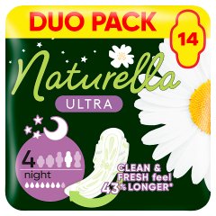 Naturella Ultra Night rozmiar 4 Podpaski ze skrzydełkami, × 14
