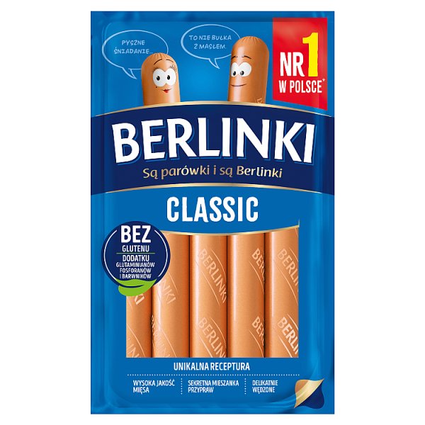 Berlinki Classic Kiełbasa 225 g
