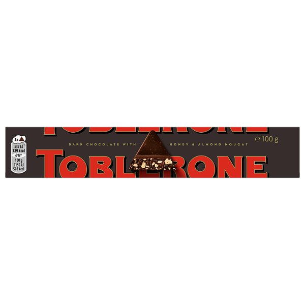 Toblerone Szwajcarska czekolada z nugatem miodowo-migdałowym 100 g