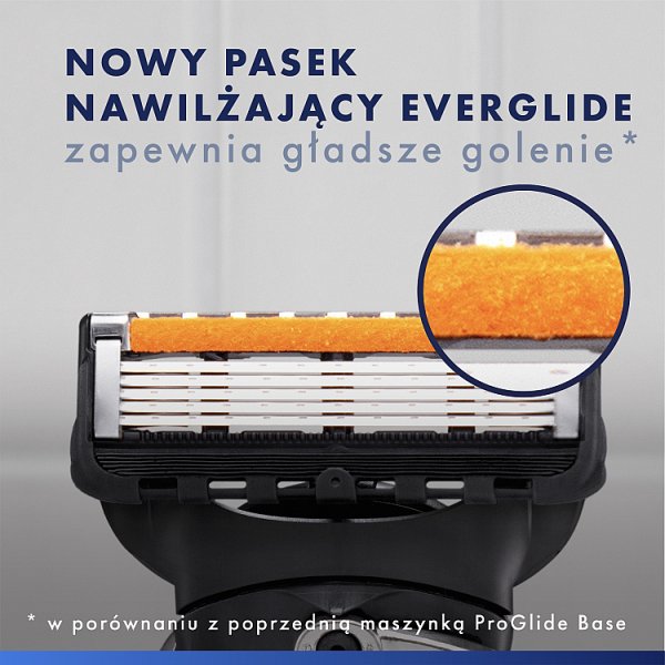 Gillette ProGlide Wkłady wymienne z 5 ostrzami i precyzyjnym trymerem