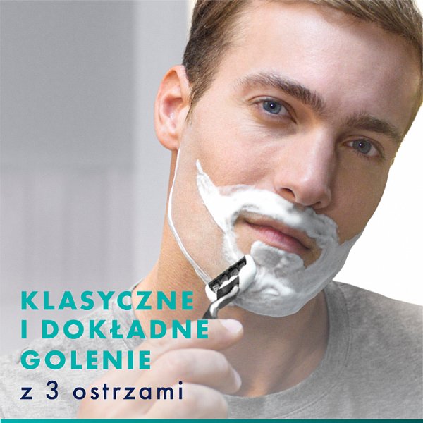 Wkłady wymienne do maszynki do golenia Mach3 dla mężczyzn, Wkłady wymienne Gillette z 3 ostrzami