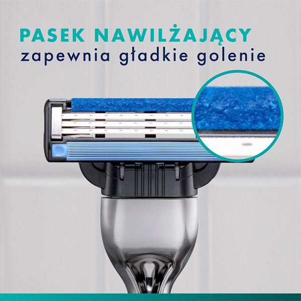 Wkłady wymienne do maszynki do golenia Mach3 dla mężczyzn, Wkłady wymienne Gillette z 3 ostrzami