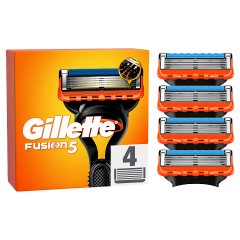 Gillette Fusion5,  Wkłady wymienne do maszynki do golenia z 5 ostrzami i precyzyjnym trymerem