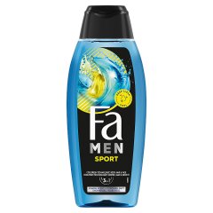 Fa Men Sport Płyn do mycia ciała włosów i twarzy 3w1 o zapachu cytryny 400 ml