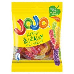 Jojo Sour Worm Żelki o smaku owocowym 80 g