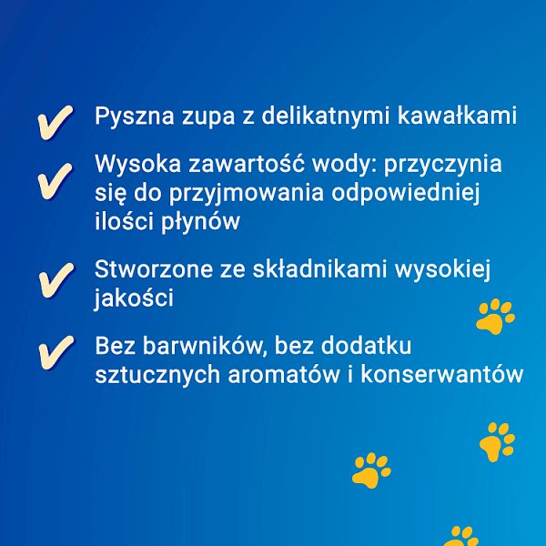 Felix Soup Original Uzupełniająca karma dla kota zestaw zup 6 x 48 g