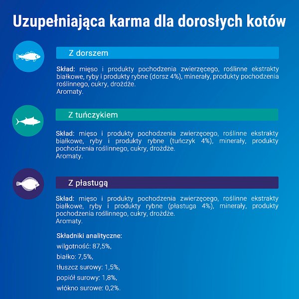 Felix Soup Original Uzupełniająca karma dla kota 6 x 48 g