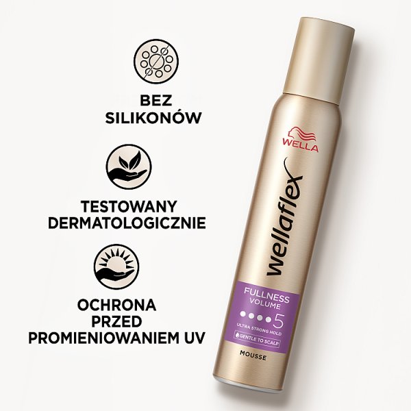 Wella Wellaflex Fullness Volume Ultra Strong Hold Pianka nadająca objętość włosów 200 ml