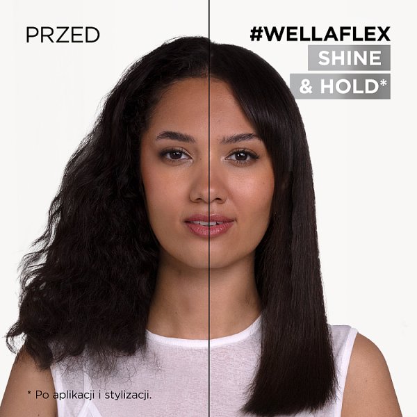 Wella Wellaflex Shine &amp; Hold Ultra Strong Hold Lakier do włosów 250 ml