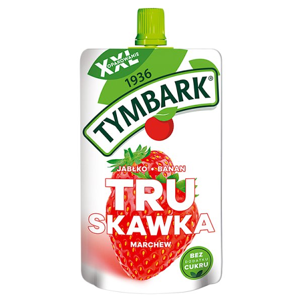 Tymbark Mus jabłko banan truskawka marchew 200 g