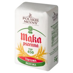 Polskie Młyny Mąka pszenna tortowa brzeska typ 450 1 kg