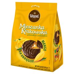 Wawel Mieszanka Krakowska Galaretki w czekoladzie mango 245 g