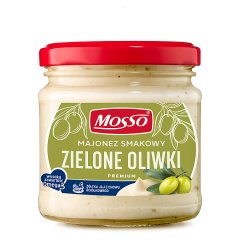 Mosso Premium Majonez smakowy zielone oliwki 170 g
