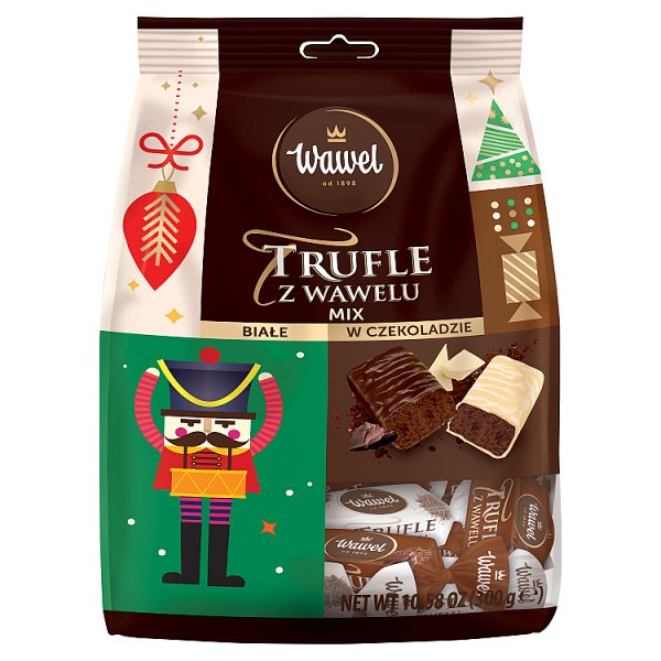 Wawel Trufle z Wawelu Mix Cukierki kakaowe 300 g