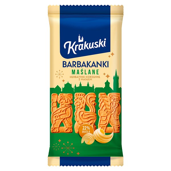 Krakuski Barbakanki Herbatniki korzenne z masłem 200 g