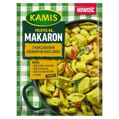 Kamis Przepis na makaron z kurczakiem w kremowym sosie curry 30 g