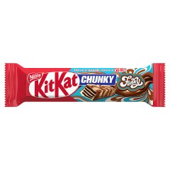 KitKat Chunky Funky Chrupiący wafel kakaowy w czekoladzie mlecznej i białej polewie 40 g