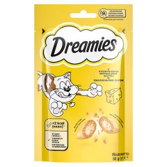Dreamies Karma uzupełniająca dla dorosłych kotów i kociąt z pysznym serem 60 g