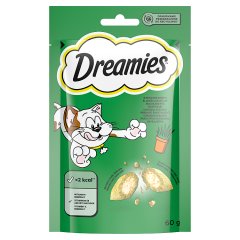 Dreamies Karma uzupełniająca dla dorosłych kotów i kociąt z nutą kocimiętki 60 g