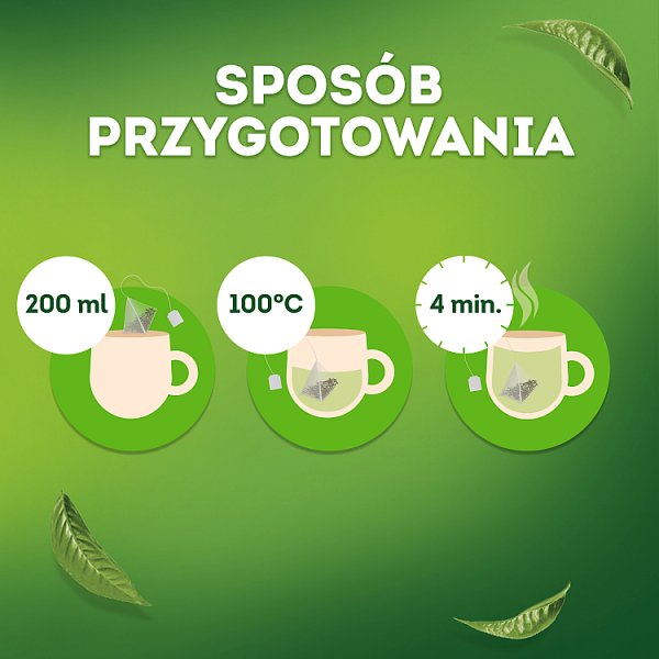 Lipton Herbata zielona mandarynka &amp; pomarańcza 36 g (20 torebek)
