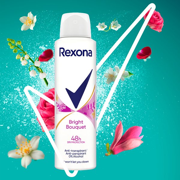 Rexona Bright Bouquet Antyperspirant w aerozolu 150 ml