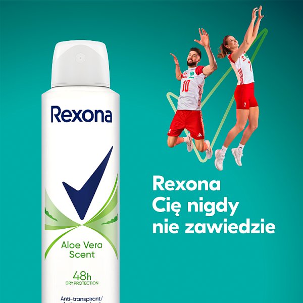 Rexona Aloe Vera Scent Antyperspirant w aerozolu 150 ml