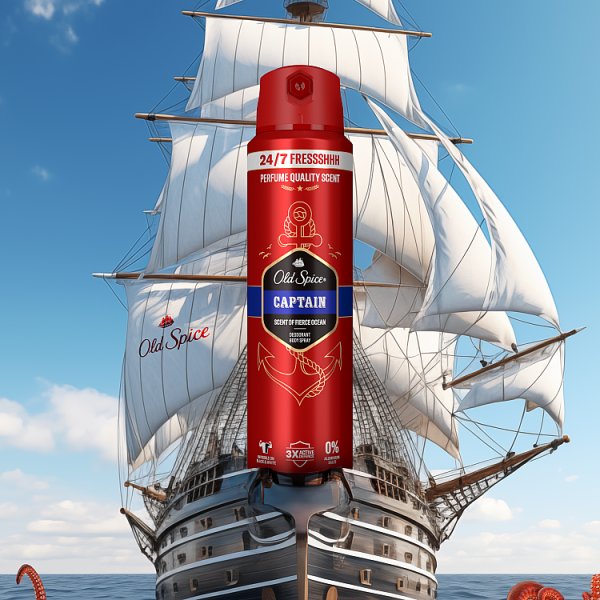 Old Spice Captain Dezodorant w sprayu dla mężczyzn 150ml