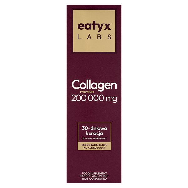 Eatyx Labs Colagen Premium 200000 mg Niegazowany napój o smaku mango-marakuja 1000 ml