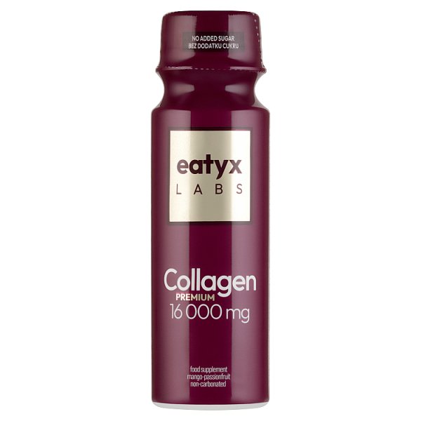 Eatyx Labs Collagen Premium 16000 mg Niegazowany napój o smaku mango-marakuja 80 ml