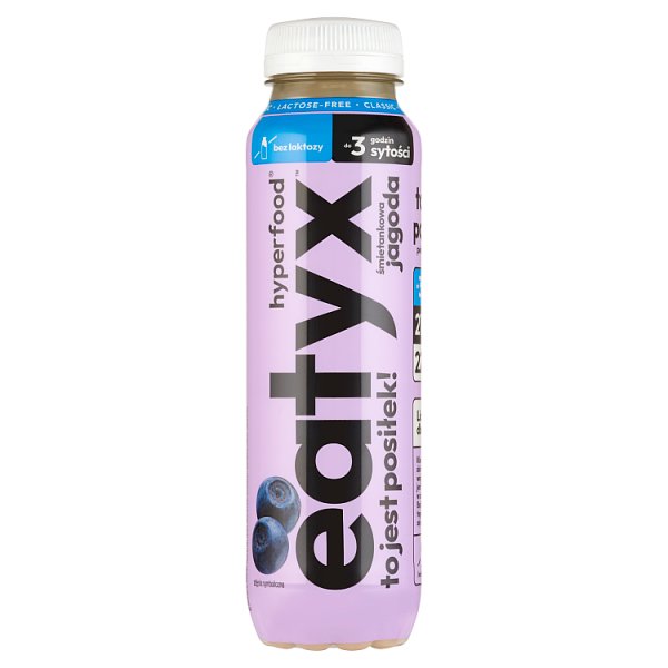 Eatyx Hyperfood Bezlaktozowy posiłek śmietankowa jagoda 500 ml