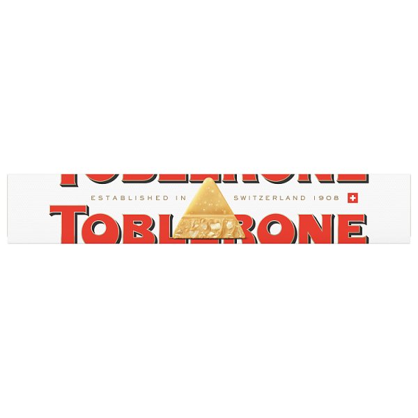Toblerone Szwajcarska czekolada biała z nugatem miodowo-migdałowym 100 g