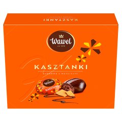 Wawel Kasztanki kakaowe z wafelkami Czekolada z nadzieniem 160 g