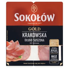 Sokołów Gold Kiełbasa krakowska długo suszona 2 x 50 g
